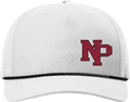 Richardson 355 Richardson Laser Perf Performance Rope Cap (Silver)